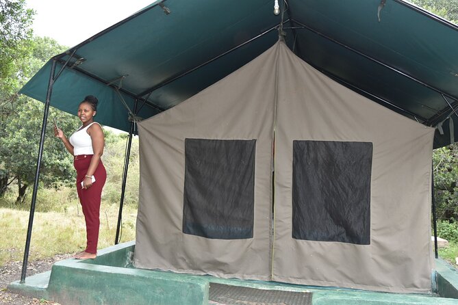3 Days Maasai Mara Small Group Safari in a 4 x4 Land Cruiser Jeep - The tented camp: practical comfort, not luxury