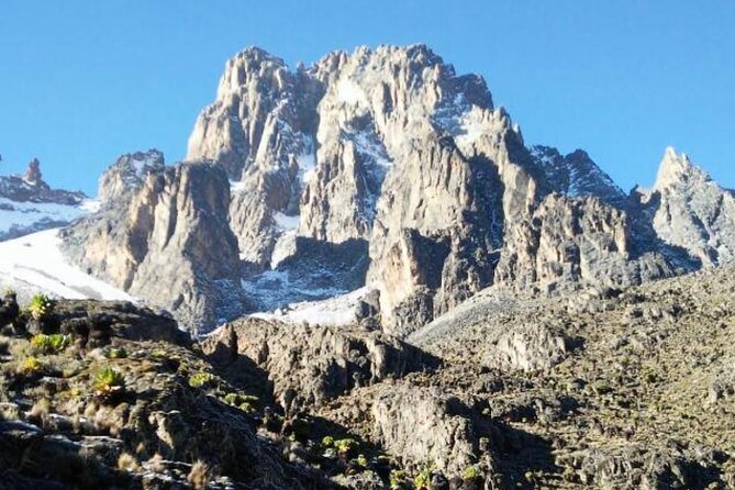 4 Days Mt Kenya Climb, Chogoria Route up and out Sirimon route - Days two and three: the Gorges Valley walk