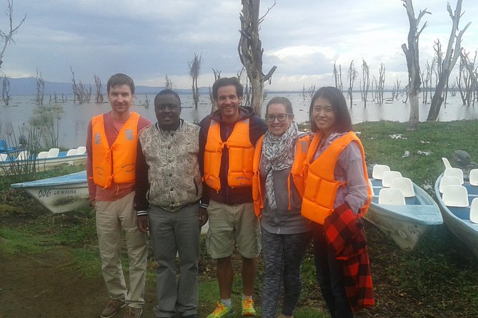 7 Day Maasai Mara, Lake Nakuru, Lake Naivasha and Amboseli Safari - Day 4: White rhinos, flamingos, and a boat on Naivasha