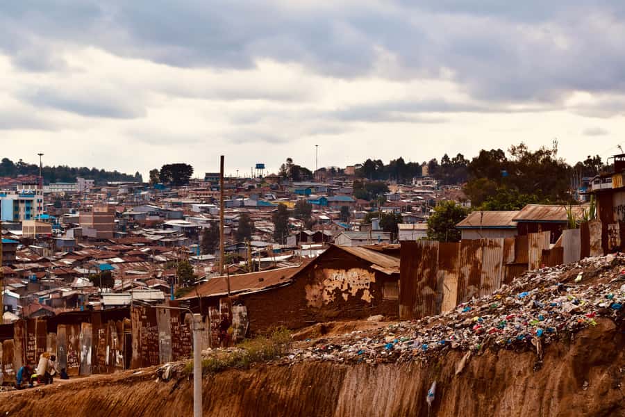A Visit To KIBERA The Chocolate City. - Walking through Chocolate City