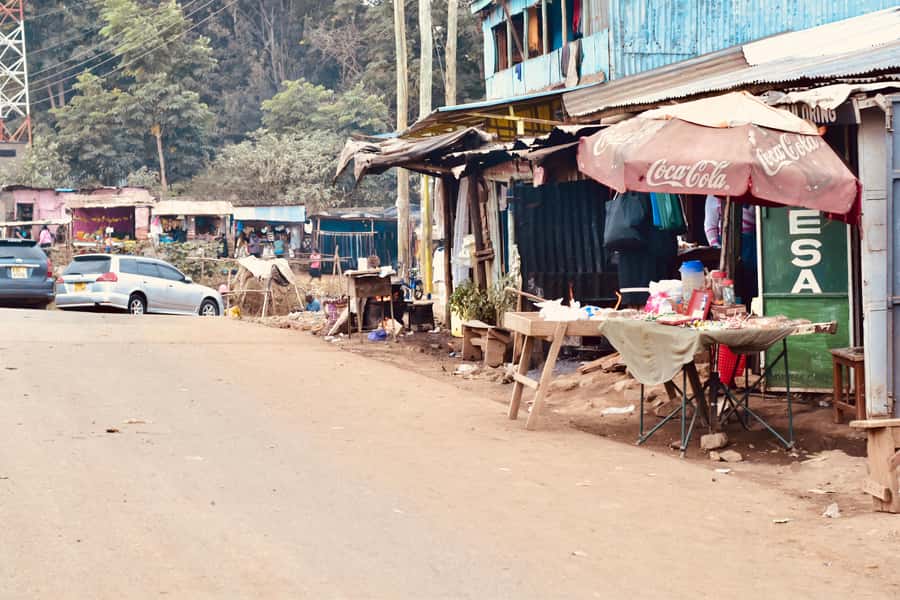 A Visit To KIBERA The Chocolate City. - Riding public transport into Kibera