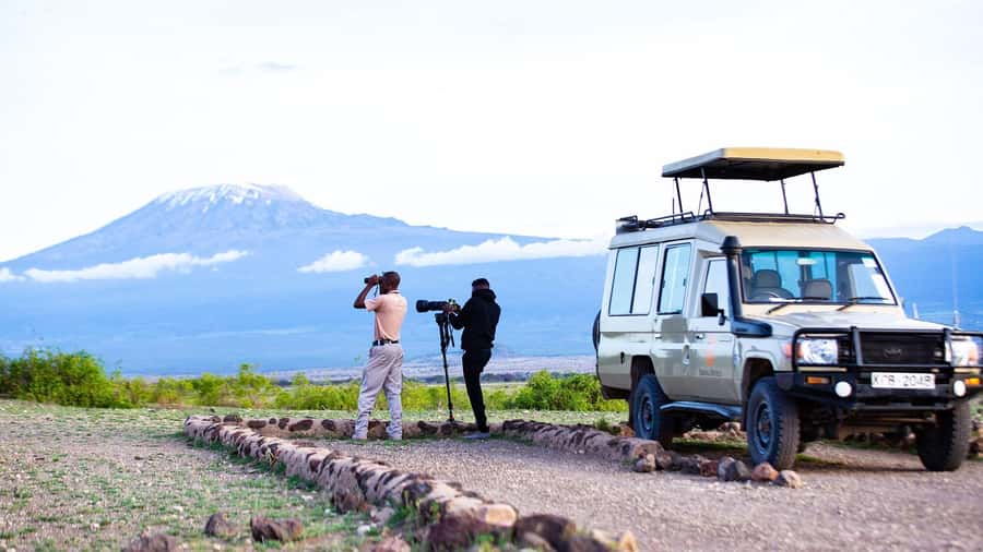 "Amboseli Day Trip with Picnic Lunch Included" - Entering Amboseli for a 7.5-hour park visit