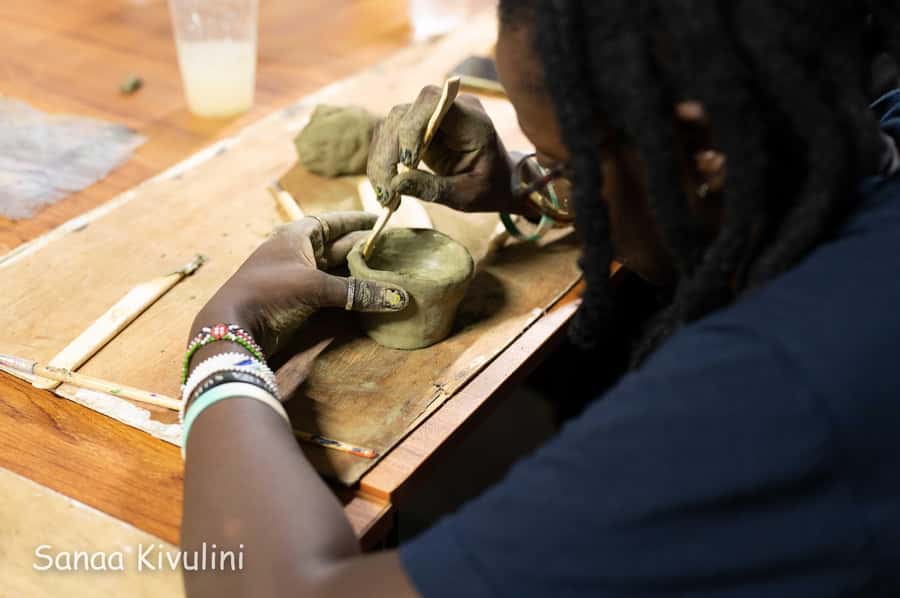 Art, Paint and Pottery Studio in Mombasa, Kenya - The opening lesson and choice of activity