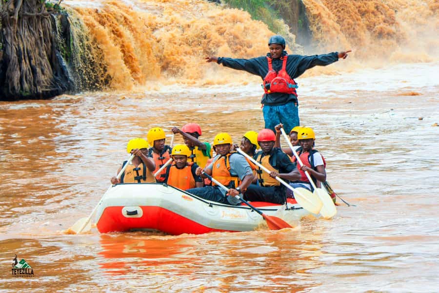 From Nairobi: Sagana White Water Rafting - From Nairobi to Sagana by private transfer