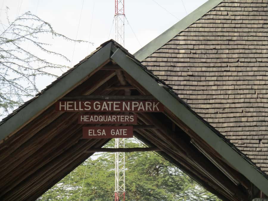 From Nairobi to Lake Naivasha Day Trip (Hells Gate visit) - Cycling beneath the cliffs at Hell’s Gate
