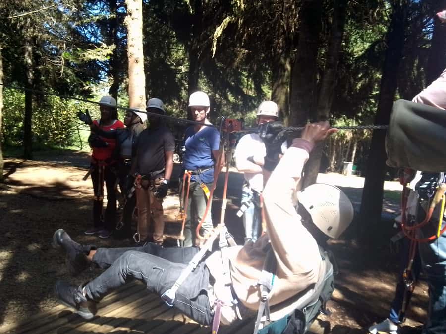 From Nairobi: Zipline Adventure Safari - A private guide, with Josef as a useful contact