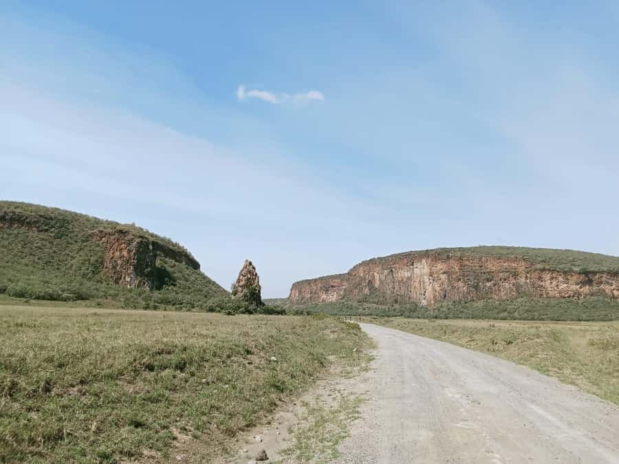 HELLS GATE AND LAKE NAIVASHA DAY TRIP FROM NAIROBI. - Riding among the cliffs and wildlife