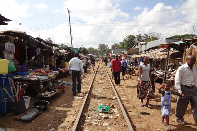 Kibera Slum Experience with Local Guide Born There - Reaching the biogas center viewpoint