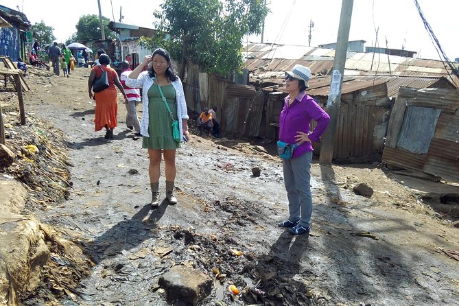 Kibera slum tour with Lucas - Entering a Kibera home with the guide’s family
