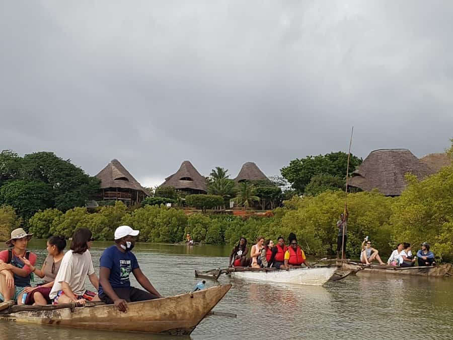 mangrove tour - Leaving Diani at 16:00