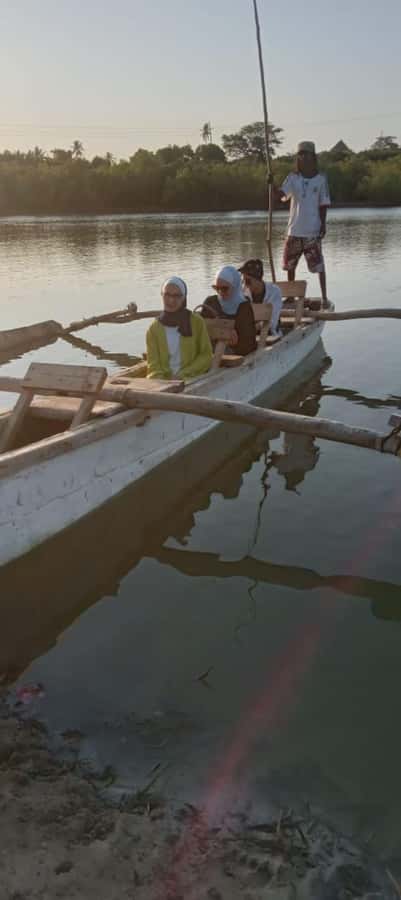 mangrove tour - The return toward sunset