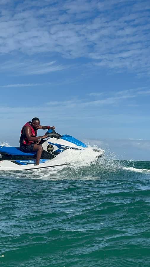 Mombasa: Jet Skiing Along the Coastline - Starting in Mombasa and reaching the beach