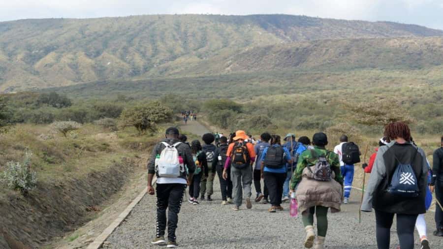 Mt Longonot National park Day Hike - Lake Naivasha after the mountain