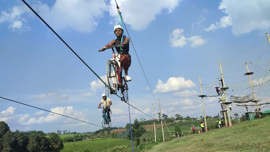 Nairobi: 1 Day of Pure Adrenaline Adventure in Kenya - Taking on the rope courses at 10:00 a.m.