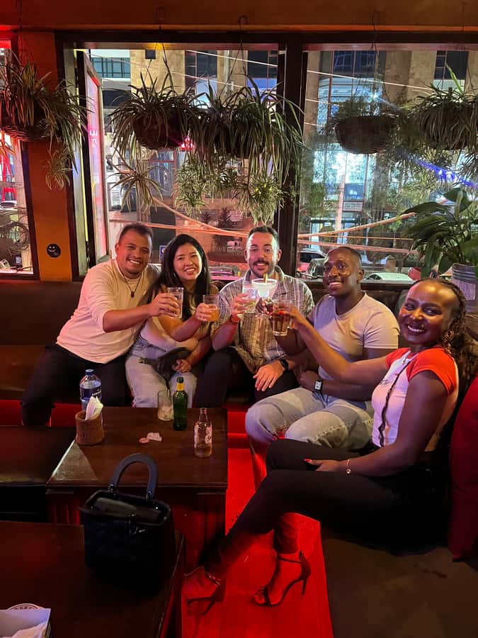 Nairobi bar crawl:Drink and Mingle - Caroline makes the difference