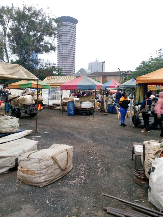 Nairobi city walking and historical tour - KICC: paying extra for Nairobi from above