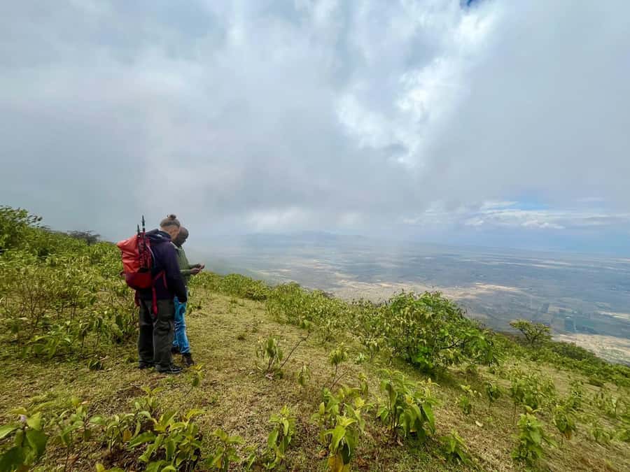 NAIROBI:Ngong Hills Day Hike,Group Tour - Tickets, briefing, and the first uphill section