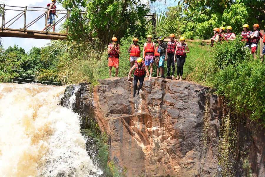 Nairobi:Sagana River White Water Rafting Day Trip with Lunch - Getting fitted with river gear