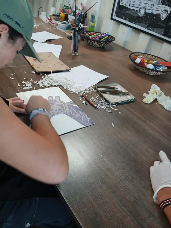 Nairobi: Woodcut Printmaking Workshop, A Creative Experience - Arriving at Studio 13