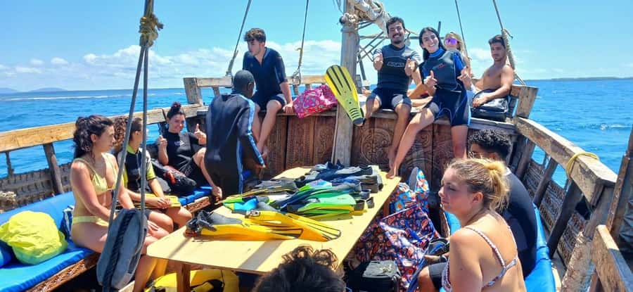 Private Sea Safari: Snorkelling & Dolphins from a Dhow - Wasini Island and the lunch decision