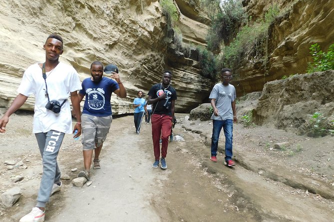 The Great Rift Valley Tour - L Bogoria, L Nakuru, L Naivasha and Hellsgate NP - Lake Bogoria and the flamingo stop