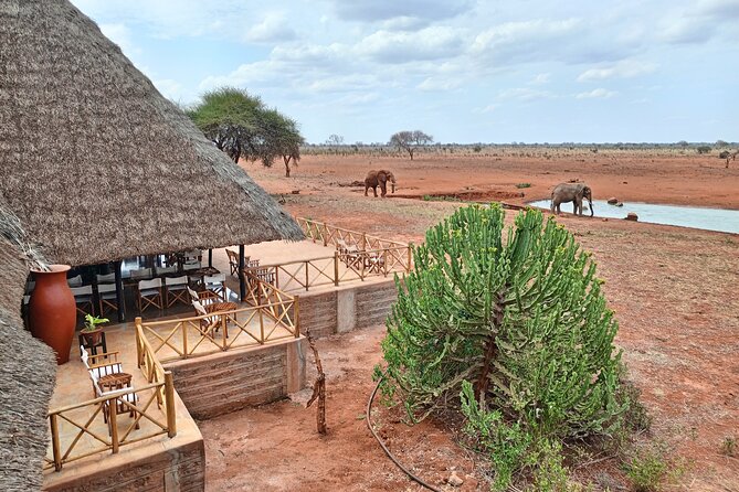 Tsavo East and Ngutuni Sanctuary Safari 3 days from Mombasa - Lugard’s Falls and the Tsavo River setting