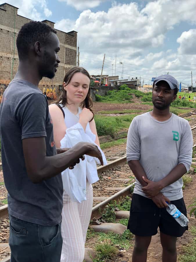 vibrant kibera slum tour - Walking the narrow paths and local streets