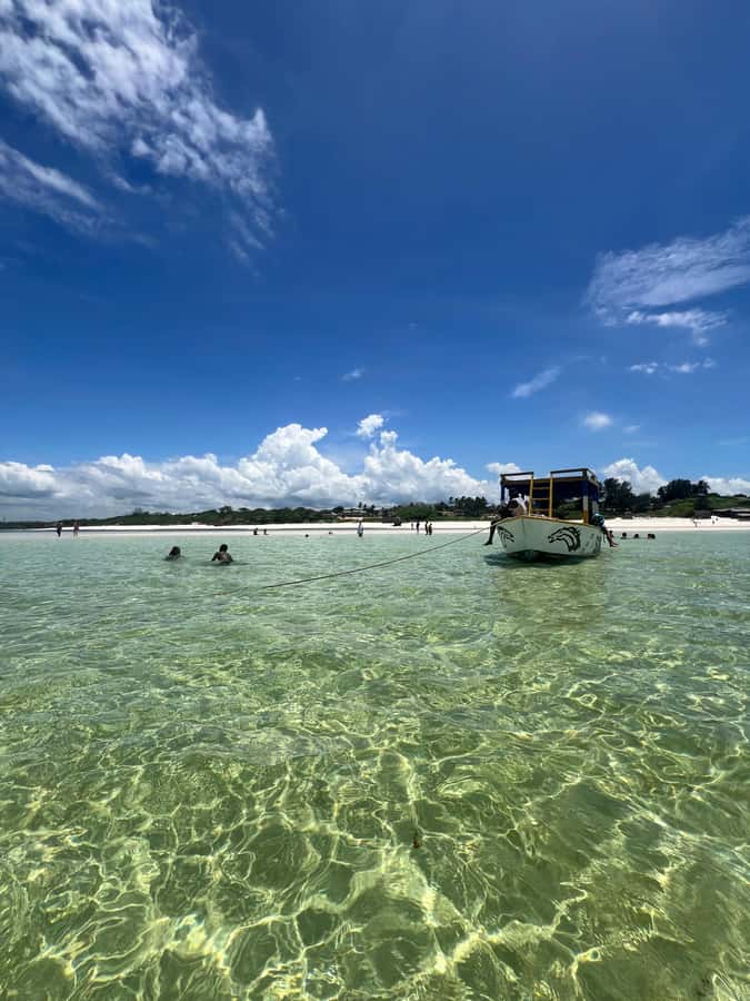 WATAMU: MALINDI: SARDEGNA ISLAND & MALINDI MARINE PARK - Starting at Malindi Marine Boat Excursions at 10 AM