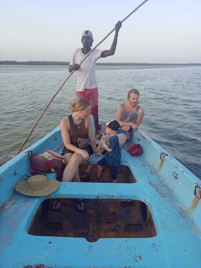 Watamu: Sunset Mangrove Canoe Tour with Coconut Drink - Sunset behind Green Island